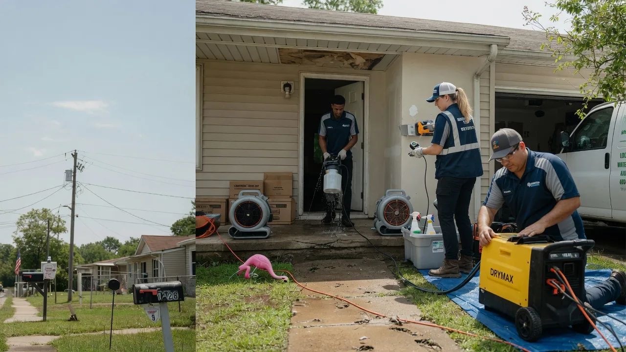 Storm Damage Water Removal in Yazoo City, MS near me